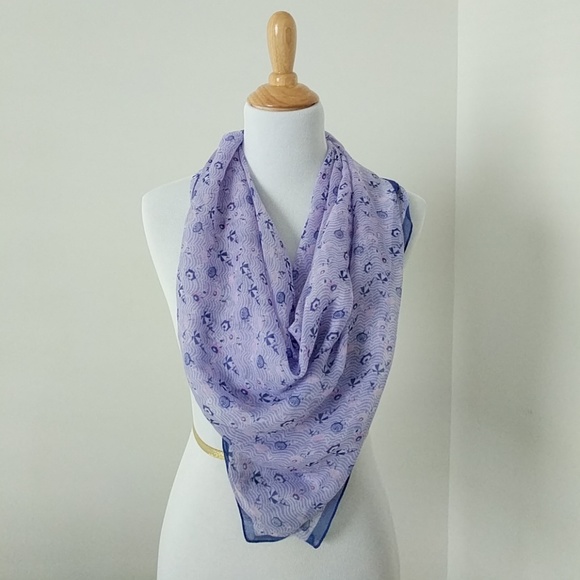 J. Crew Factory Accessories - J Crew Whimsical Square Scarf NWOT